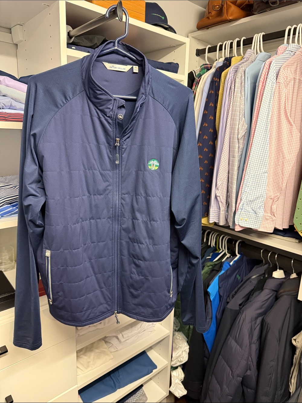 Peter Millar Performance Jacket Size XL Ekwanok Golf Club